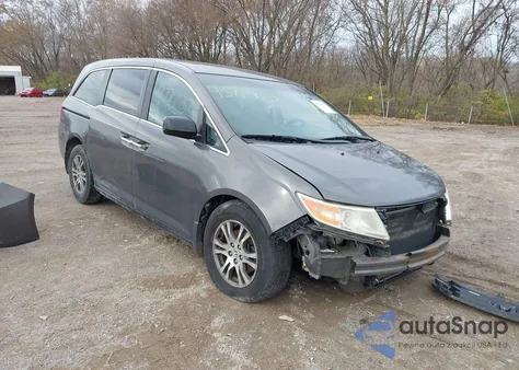 2012 Honda Odyssey Ex z USA, uszkodzony, nr VIN 5FNRL5H45CB011939
